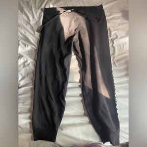 Black Calvin Klein sweatpants